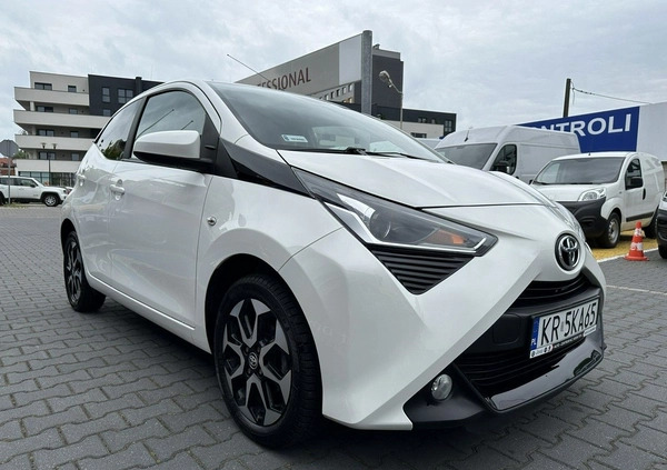 Toyota Aygo cena 44900 przebieg: 48003, rok produkcji 2018 z Radzionków małe 781